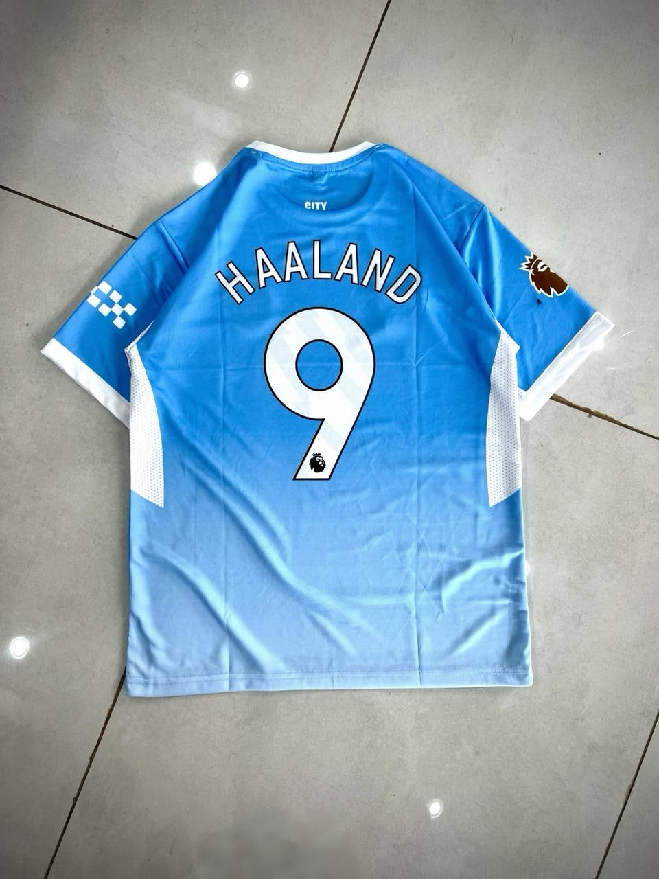 MANCHESTER CITY 2026 - 2027 HOME JERSEY EMBROIDERY HAALAND