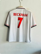 MANCHESTER UNITED 1998 - 1999 FIVE SLEEVE ZIP EMBROIDERY AWAY JERSEY BECKHAM
