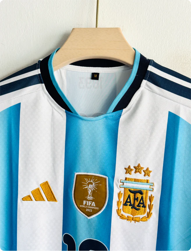 ARGENTINA 2026 FULL SLEEVE HOME JERSEY SIGNATURE PREMIUM EMBROIDERY MESSI