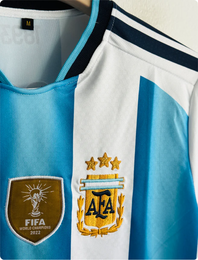 ARGENTINA 2026 FULL SLEEVE HOME JERSEY SIGNATURE PREMIUM EMBROIDERY MESSI