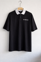 CASUAL STREET WEAR  T SHIRT COLLAR FIVE SLEEVE  EMBROIDERY