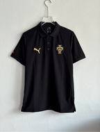 TSHIRT PORTUGAL BLACK POLO EMBROIDERY PREMIUM