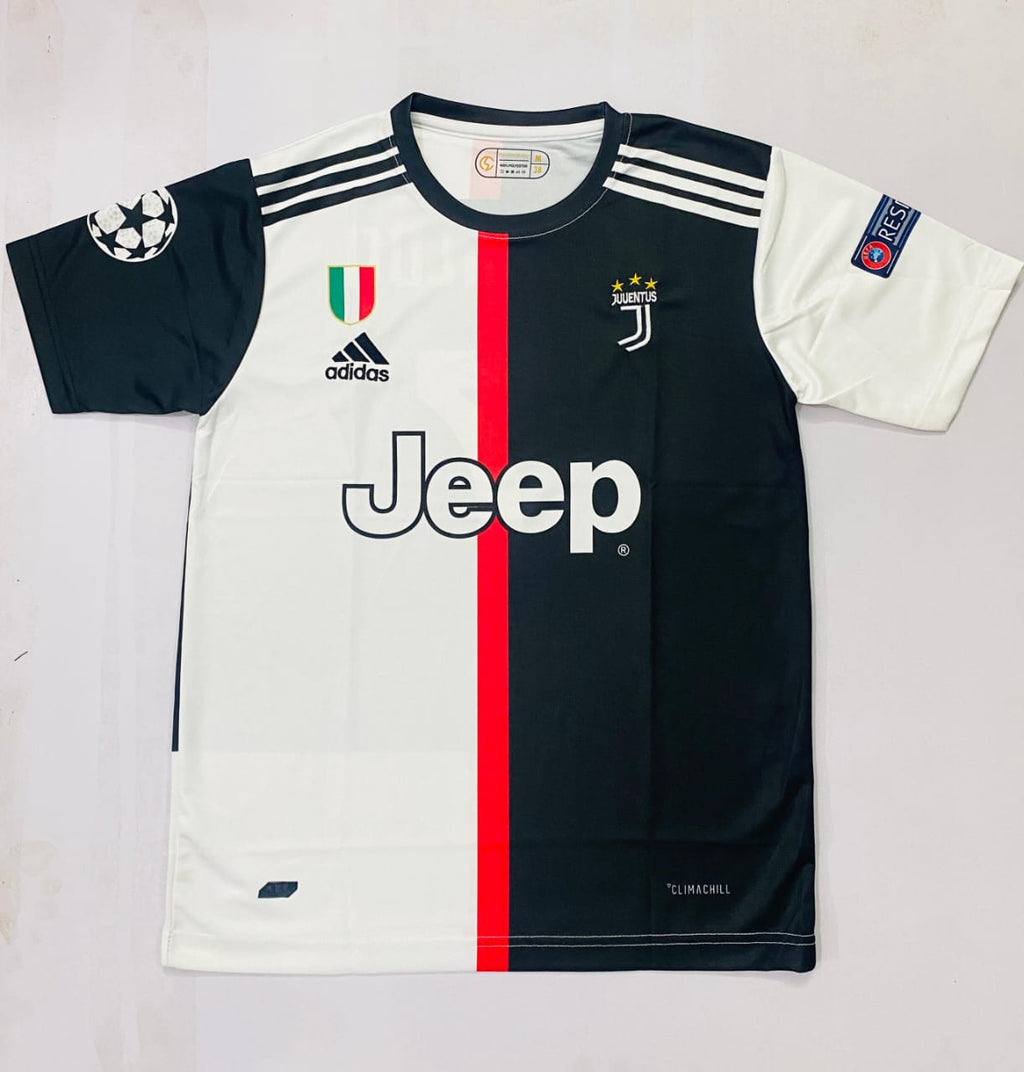 JUVENTUS 2019 - 2020 HOME JERSEY EMBROIDERY RONALDO