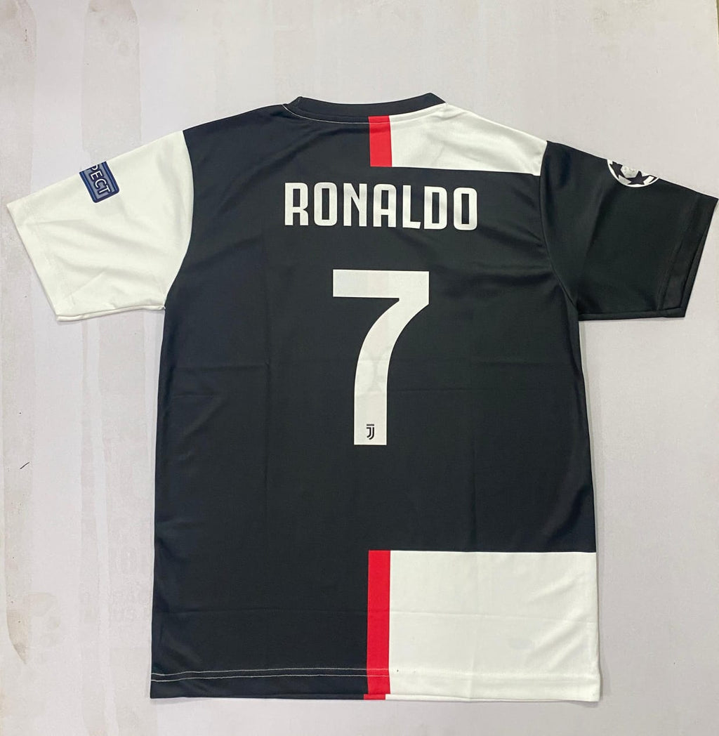 JUVENTUS 2019 - 2020 HOME JERSEY EMBROIDERY RONALDO