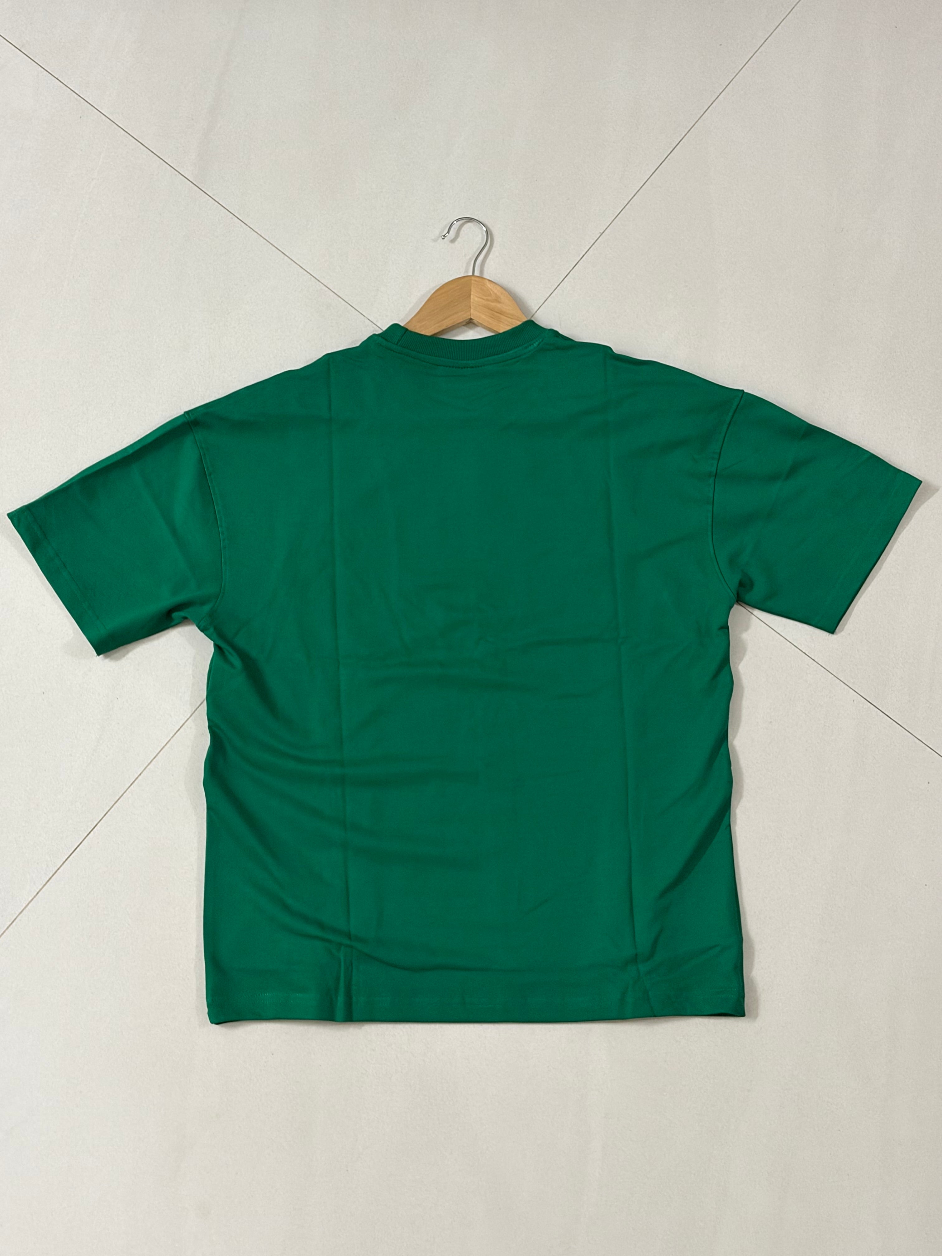 NEW BALANCE OVERSIZED GREEN CASUAL T SHIRT