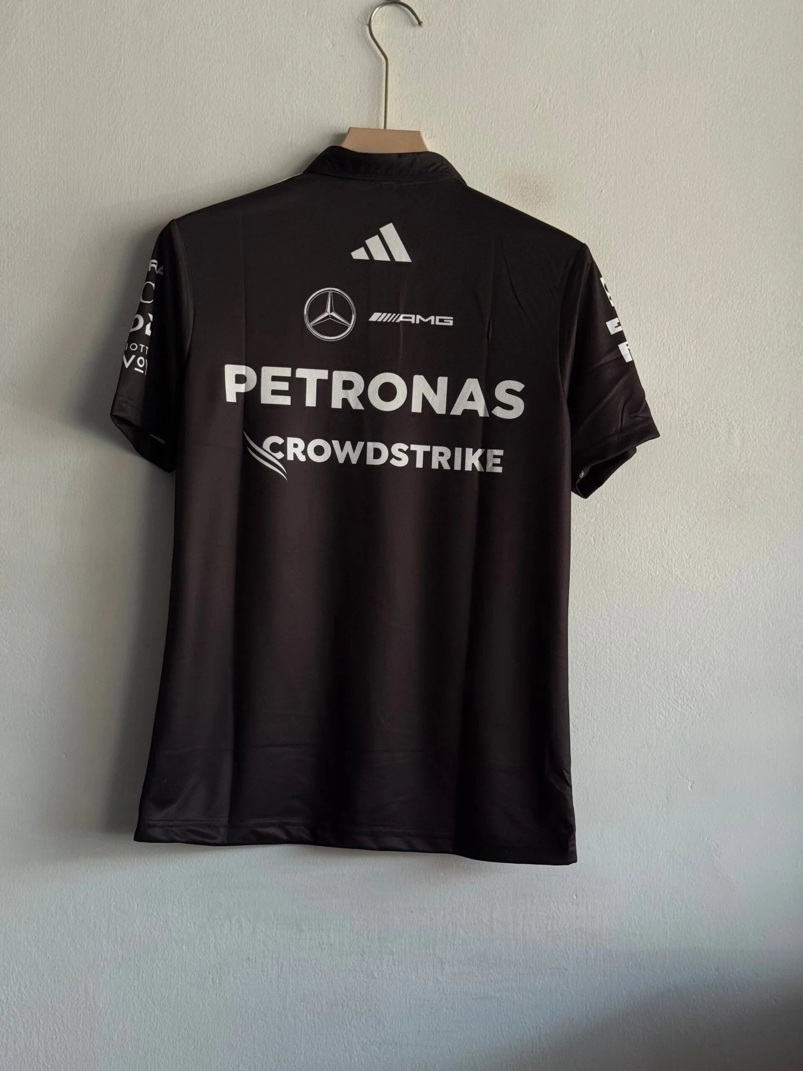 F1 MERCEDES PETRONAS BLACK POLO PREMIUM
