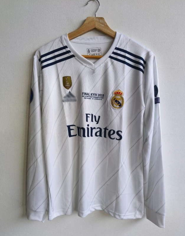 REAL MADRID 2018 FULL SLEEVE EMBROIDERY HOME JERSEY RONALDO