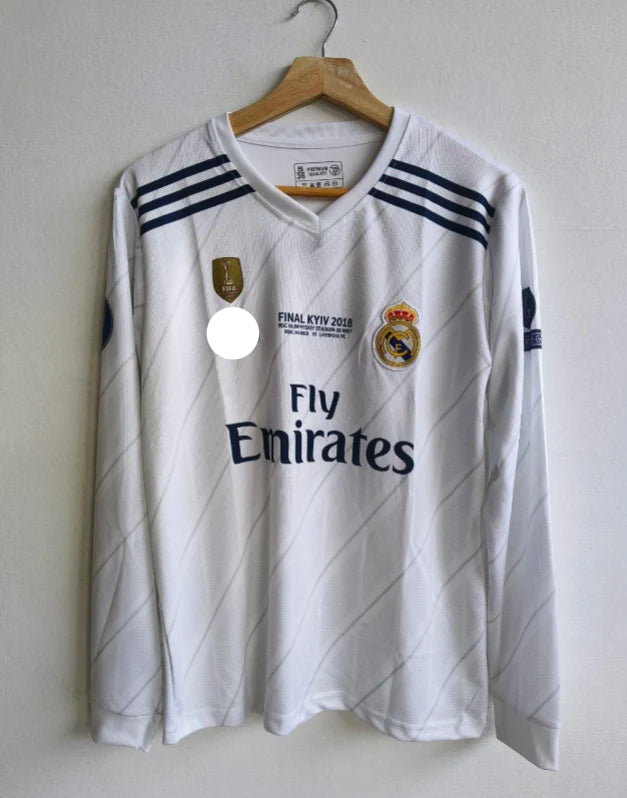 REAL MADRID 2018 FULL SLEEVE EMBROIDERY HOME JERSEY RONALDO