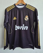 REAL MADRID 2011 - 2012 FULL SLEEVE EMBROIDERY AWAY JERSEY RONALDO