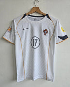 PORTUGAL 2004 RETRO EMBROIDERY AWAY JERSEY RONALDO