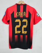 AC MILAN 2004 - 2005 HOME JERSEY EMBROIDERY KAKA