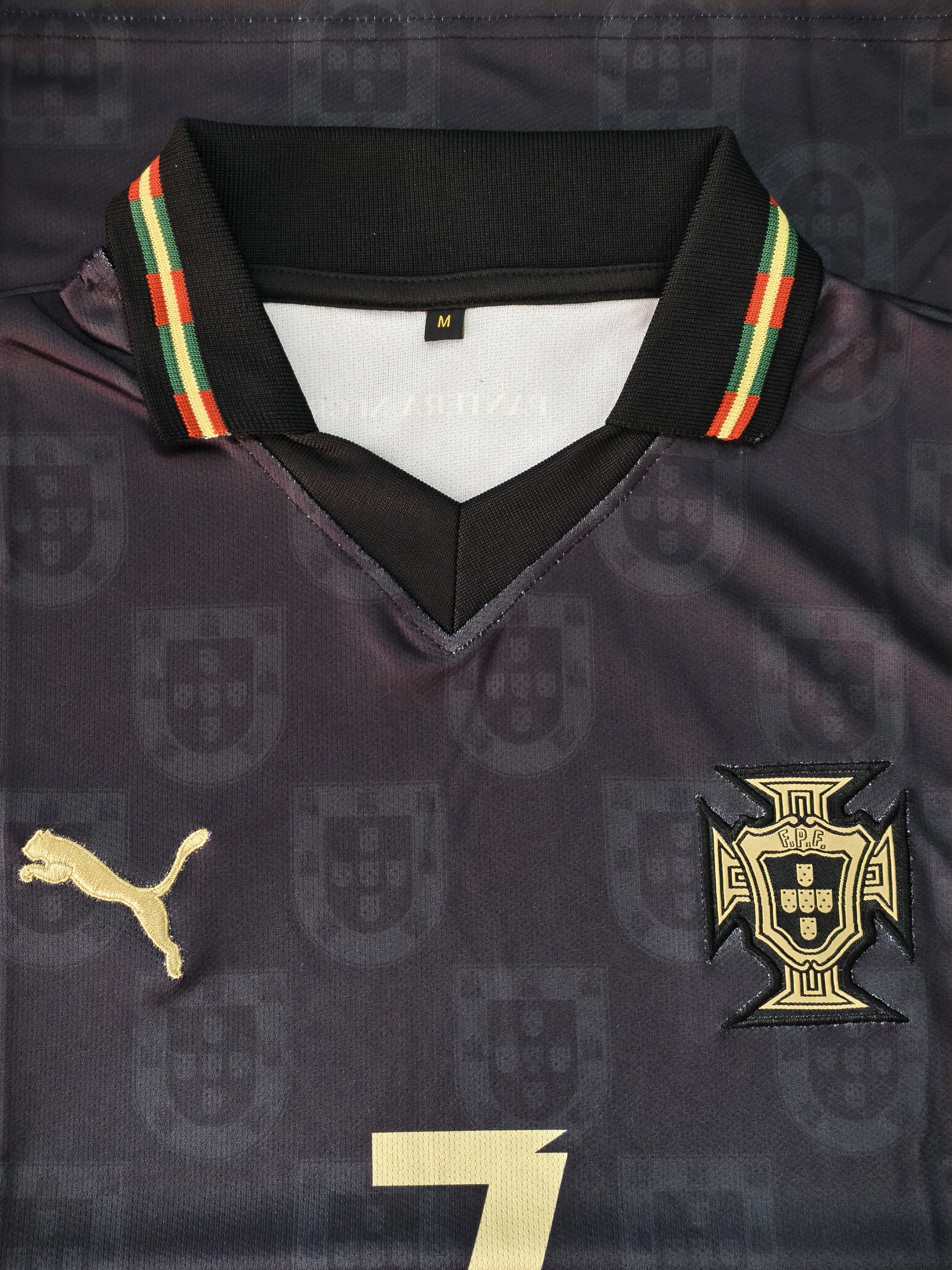 PORTUGAL 2025 - 2026 COLLAR AWAY JERSEY EMBROIDERY RONALDO