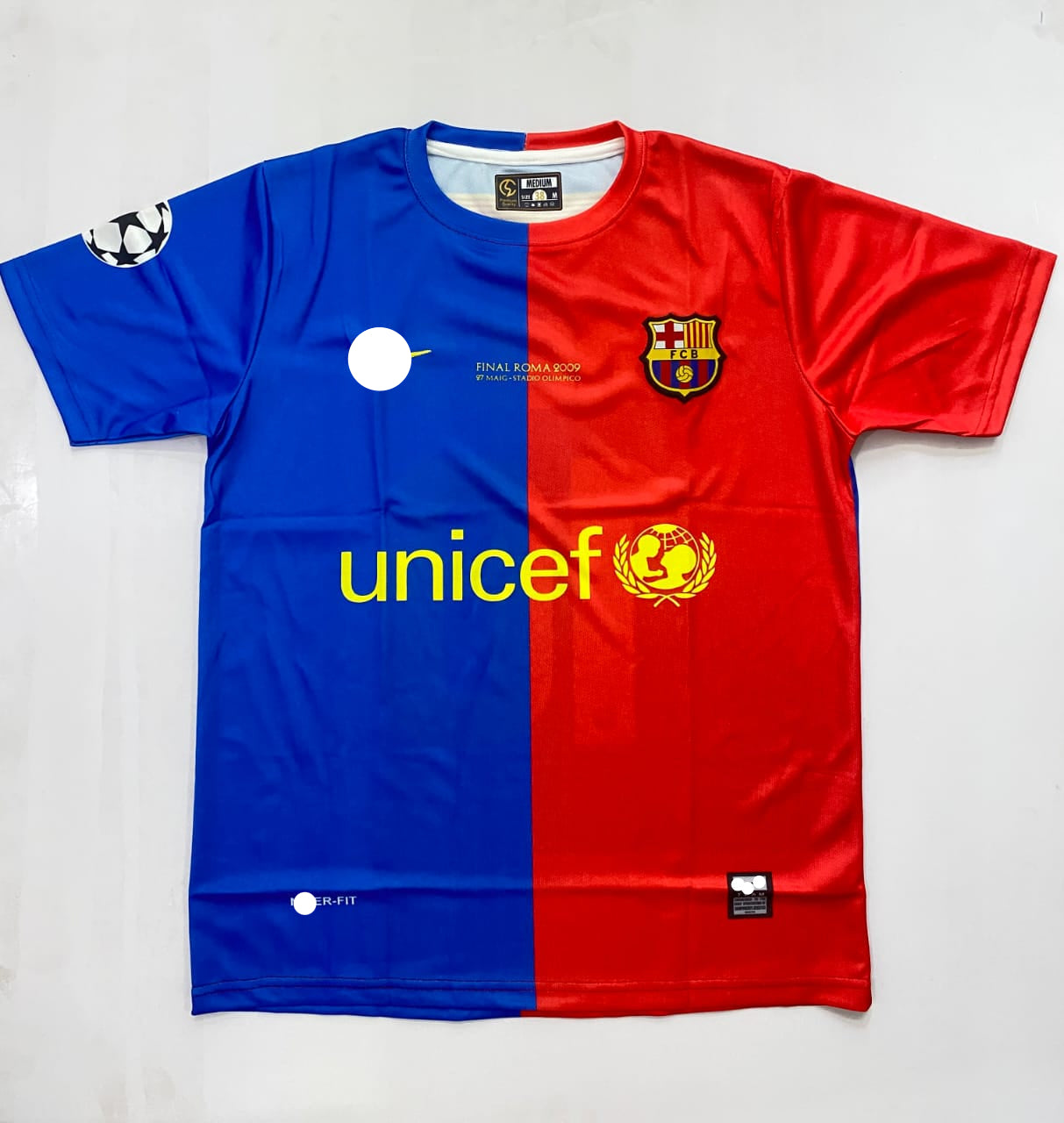 BARCELONA 2009 FINAL ROMA EDITION EMBROIDERY JERSEY MESSI