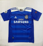 CHELSEA 2012 FINAL RETRO HOME JERSEY EMBROIDERY DROGBA