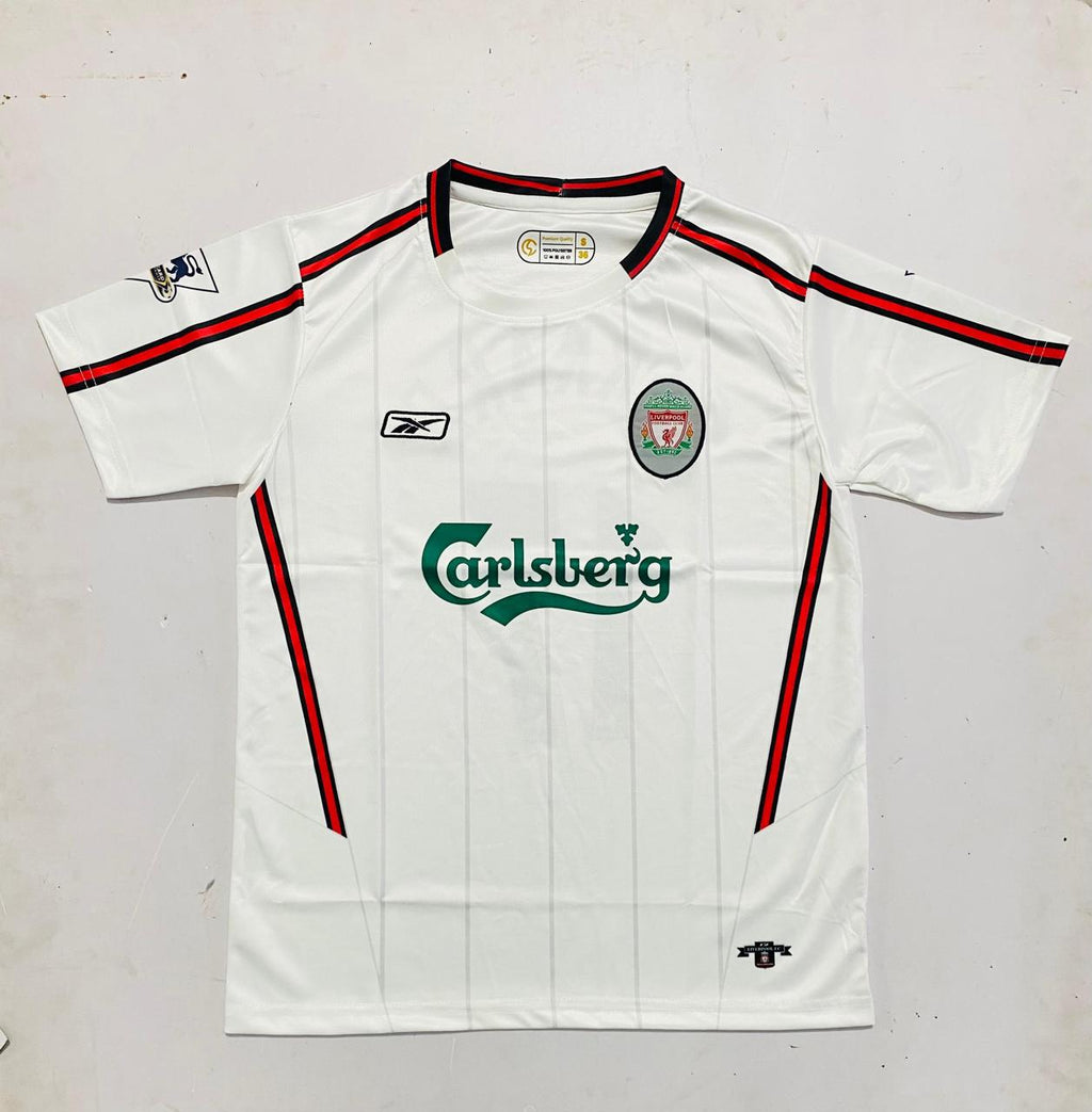 Liverpool 2003/2004 Away Jersey Embroidery