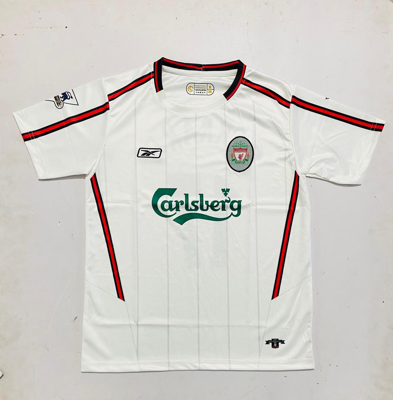 Liverpool 2003/2004 Away Jersey Embroidery