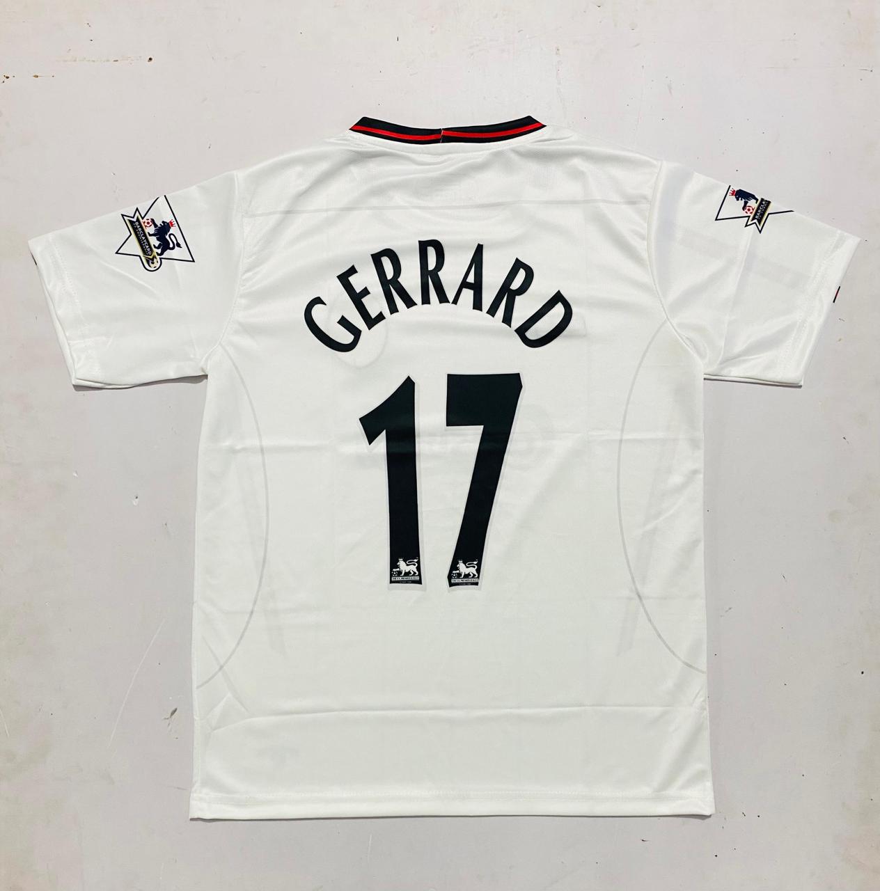 Liverpool 2003/2004 Away Jersey Embroidery