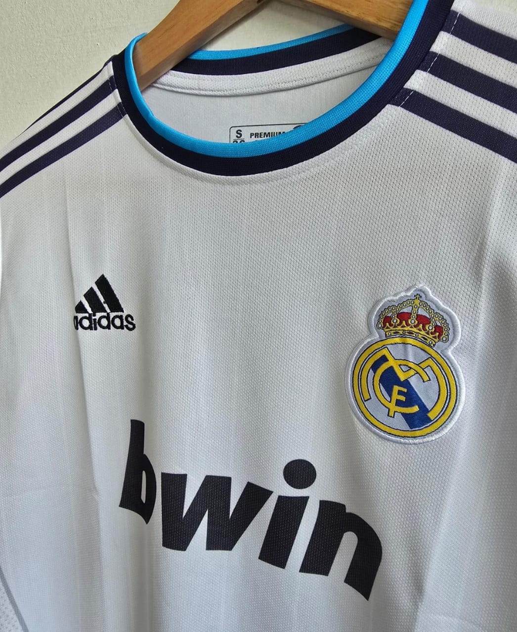 REAL MADRID 2012/2013 FULL SLEEVE EMBROIDERY HOME JERSEY SERGIO RAMOS