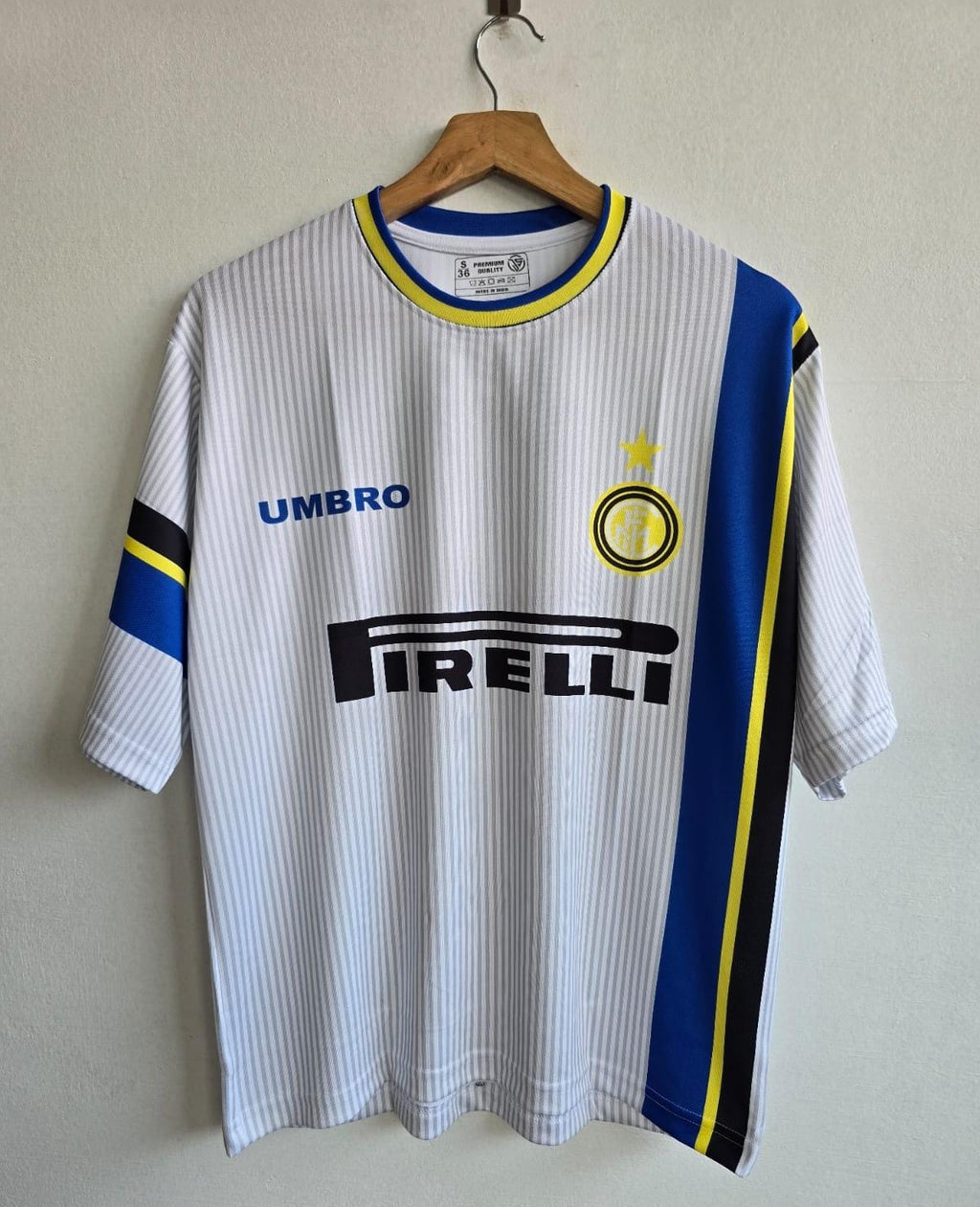 INTER MILAN 1997/1998 FIVE SLEEVE AWAY JERSEY