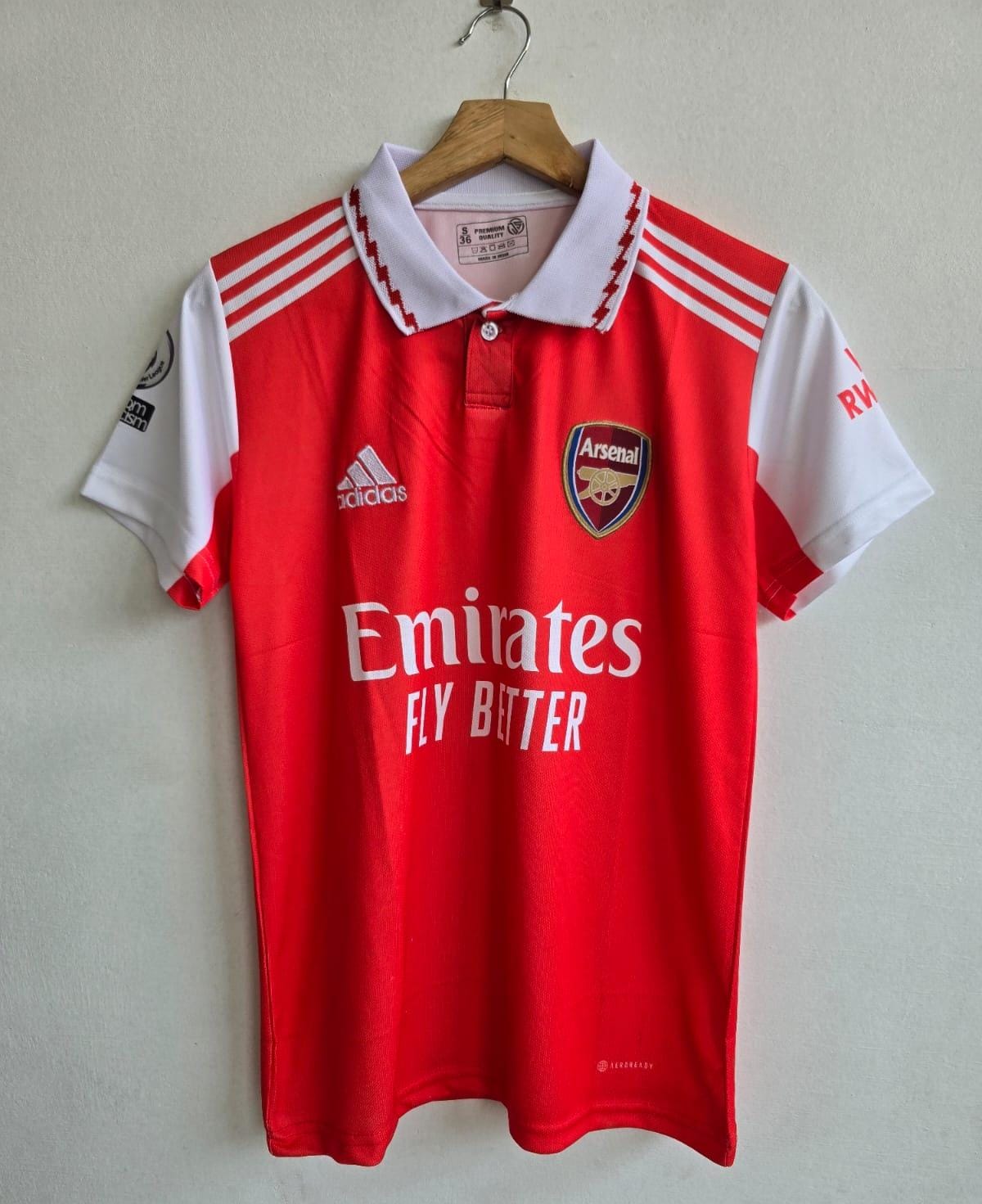 ARSENAL 2025 - 2026 COLLAR EMBROIDERY HOME JERSEY ODEGAARD