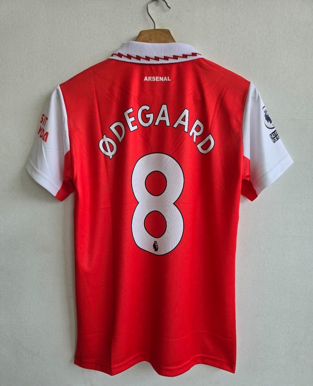 ARSENAL 2025 - 2026 COLLAR EMBROIDERY HOME JERSEY ODEGAARD