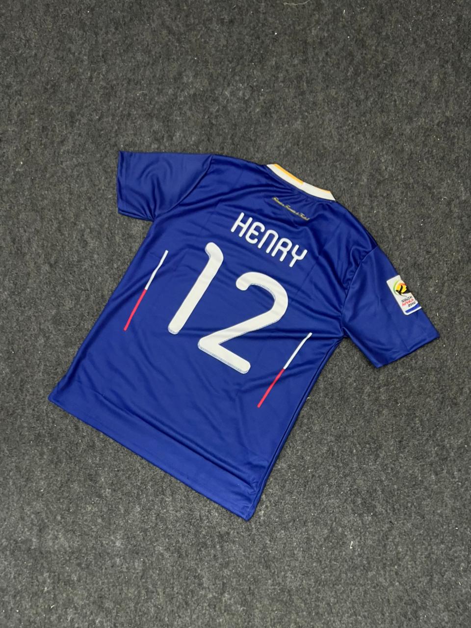 FRANCE 2009 - 2010 HOME JERSEY HENRY
