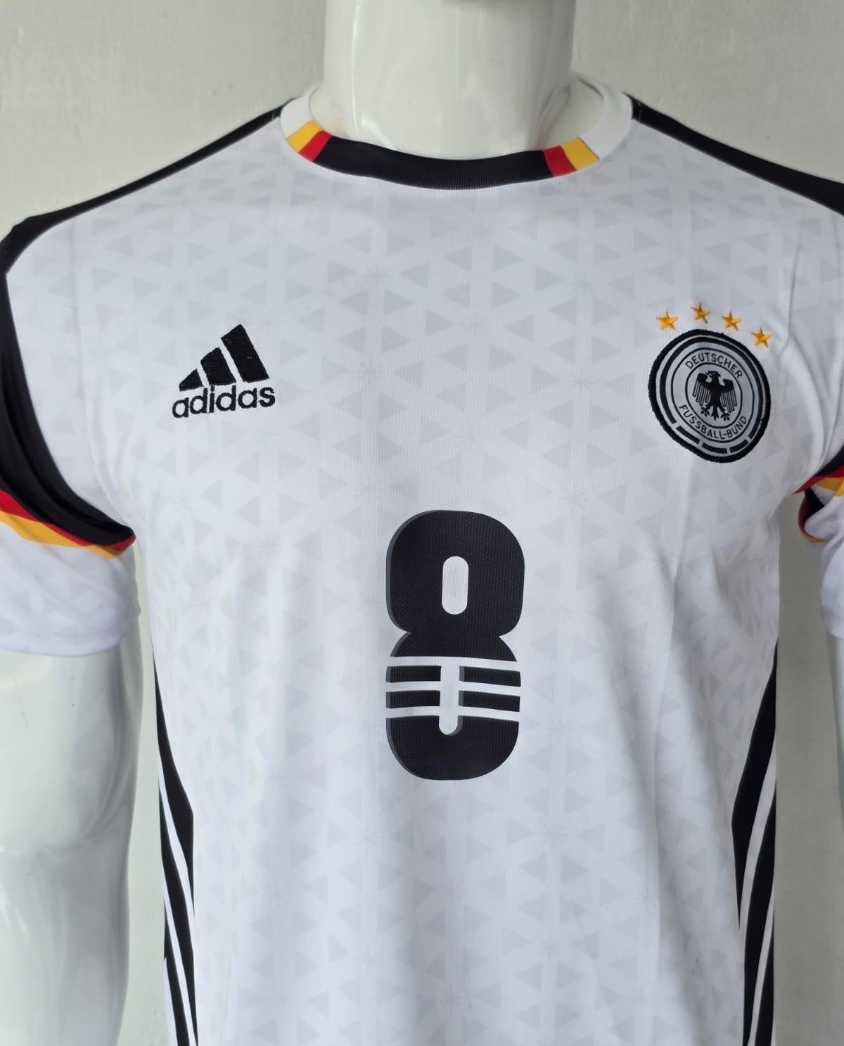 GERMANY 2008 HOME JERSEY EMBROIDERY KROOS
