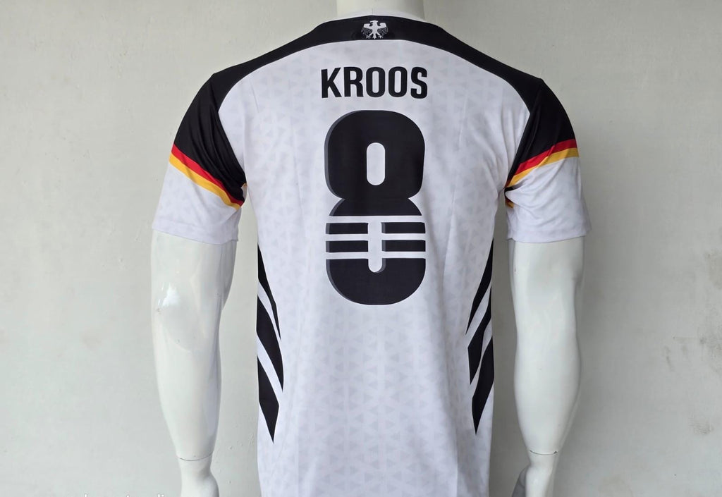 GERMANY 2008 HOME JERSEY EMBROIDERY KROOS
