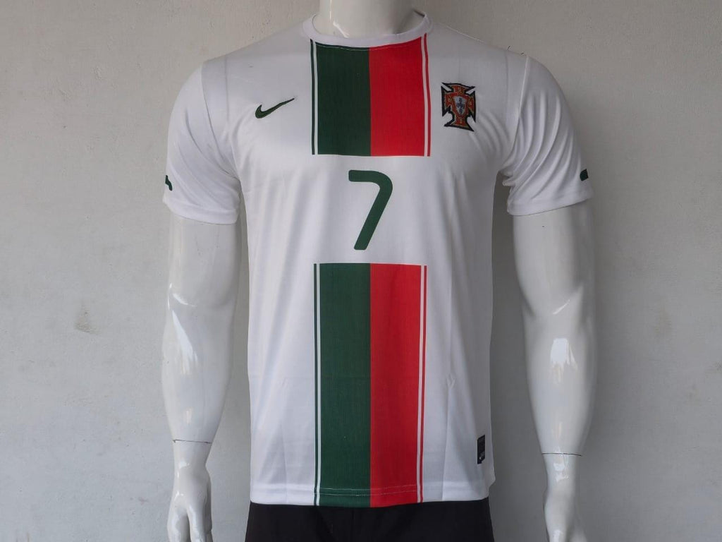 PORTUGAL 2010 AWAY JERSEY EMBROIDERY RONALDO