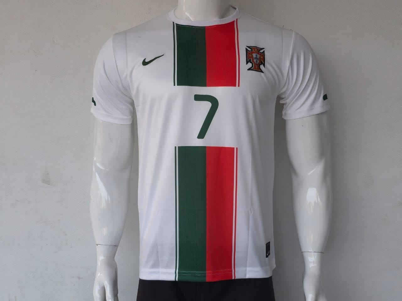PORTUGAL 2010 AWAY JERSEY EMBROIDERY RONALDO