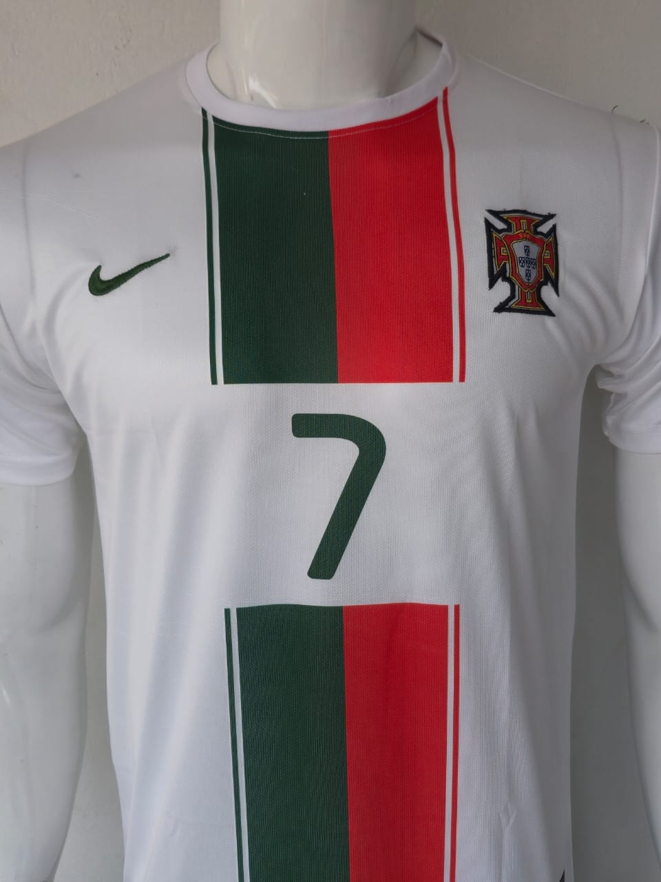 PORTUGAL 2010 AWAY JERSEY EMBROIDERY RONALDO