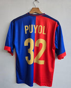 FC BARCELONA 1899 - 1999 FIVE SLEEVE HOME JERSEY PUYOL