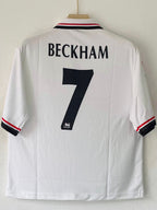 MANCHESTER UNITED 1997 - 1999 FIVE SLEEVE ZIP AWAY JERSEY BECKHAM