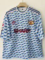 MANCHESTER UNITED 1990 - 1992 FIVE SLEEVE AWAY JERSEY GIGGS