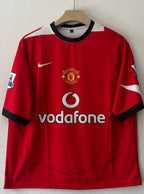 MANCHESTER UNITED 2004 - 2005 FIVE SLEEVE HOME JERSEY ROONEY