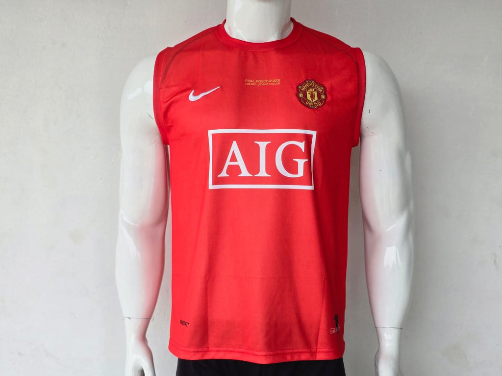 MANCHESTER UNITED 2000s SLEEVELESS JERSEY EMBROIDERY