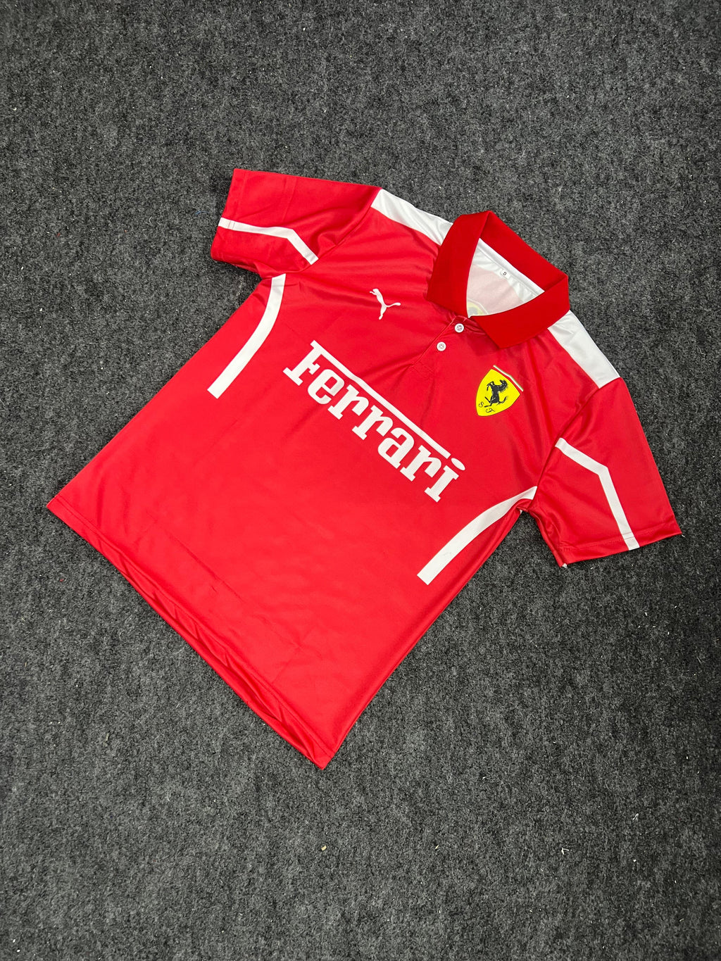 SCUDERIA FERRARI RED POLO SHIRT