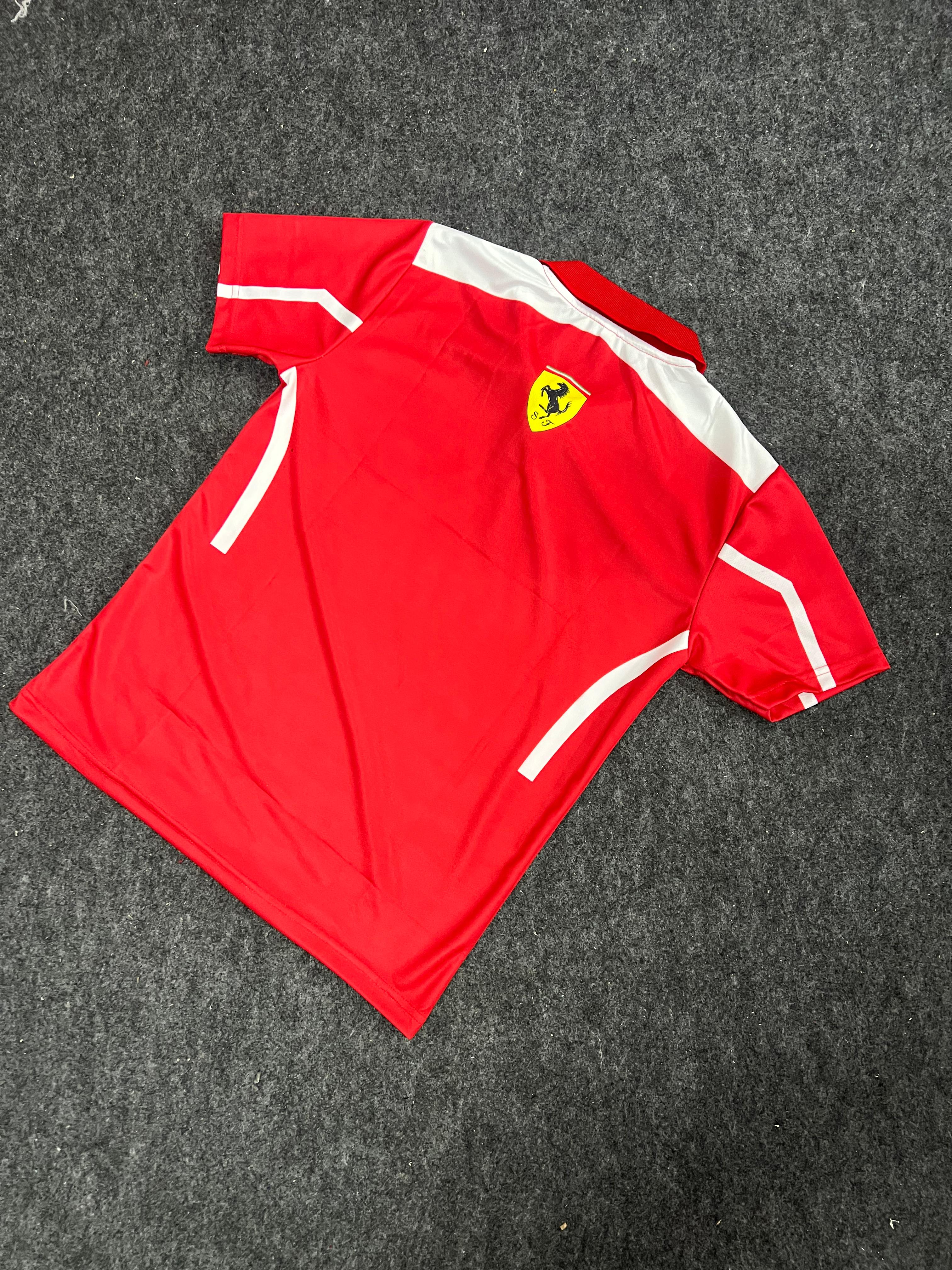 SCUDERIA FERRARI RED POLO SHIRT