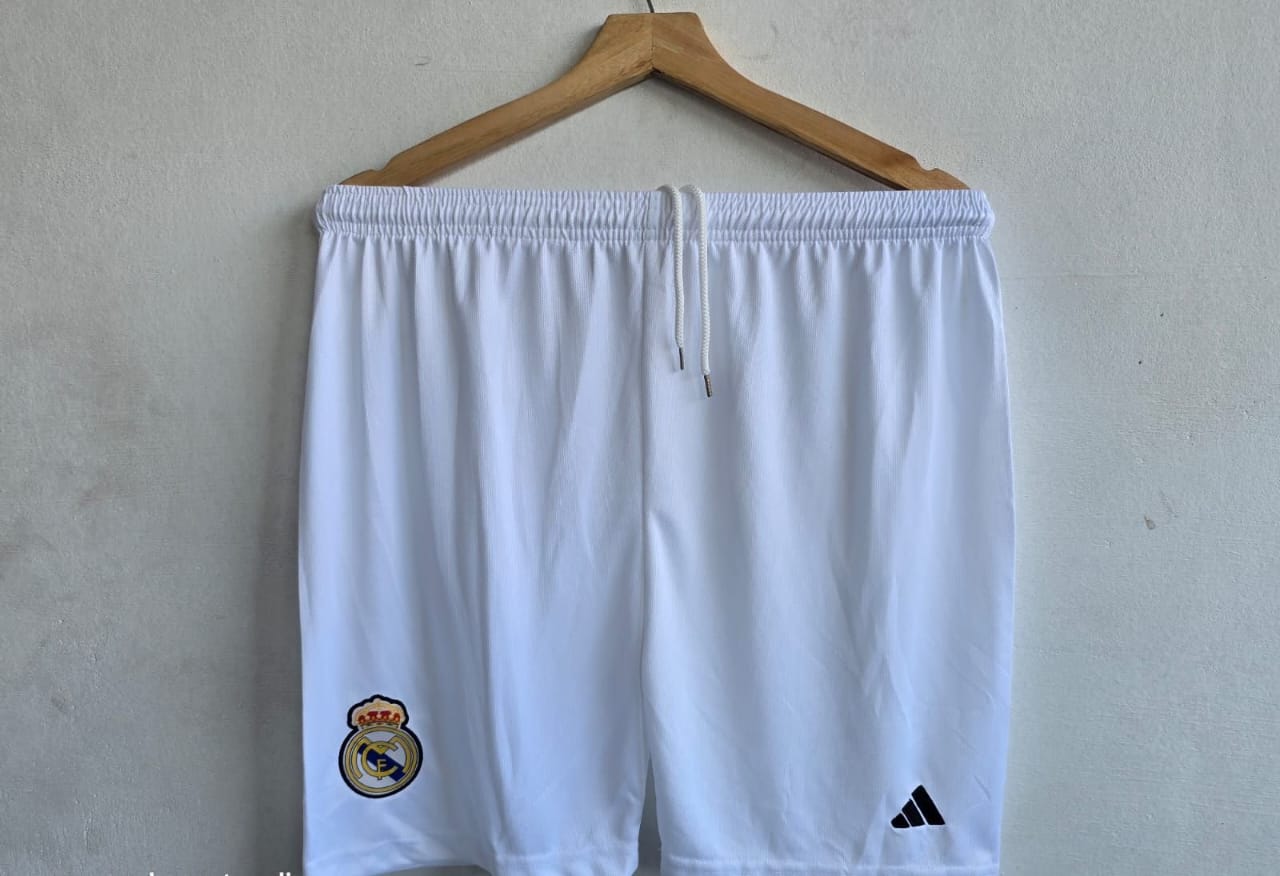REAL MADRID LOGO EMBROIDERY SHORTS