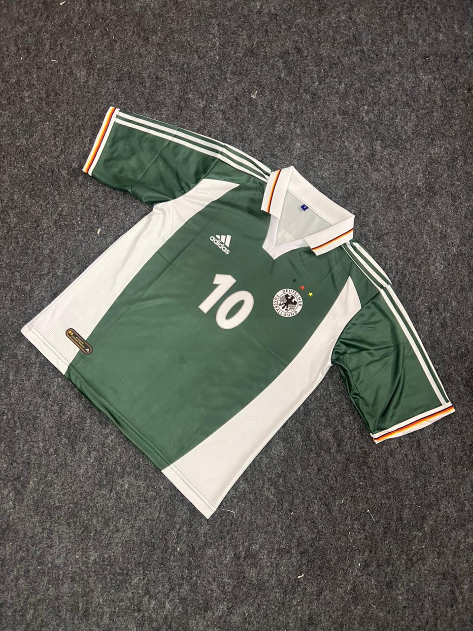GERMANY 2000 - 2002 SIGNATURE FIVE SLEEVE AWAY JERSEYS MATTHAUS
