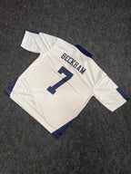 ENGLAND 1998 SIGNATURE FIVE SLEEVE HOME JERSEY BECKHAM