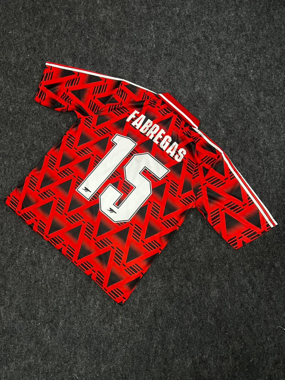 ARSENAL 1992 - 1994 FIVE SLEEVE EMBROIDERY HOME JERSEY