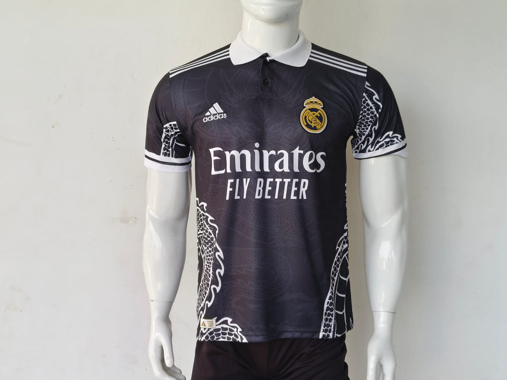 REAL MADRID SPECIAL EDITION DRAGON BLACK JERSEY