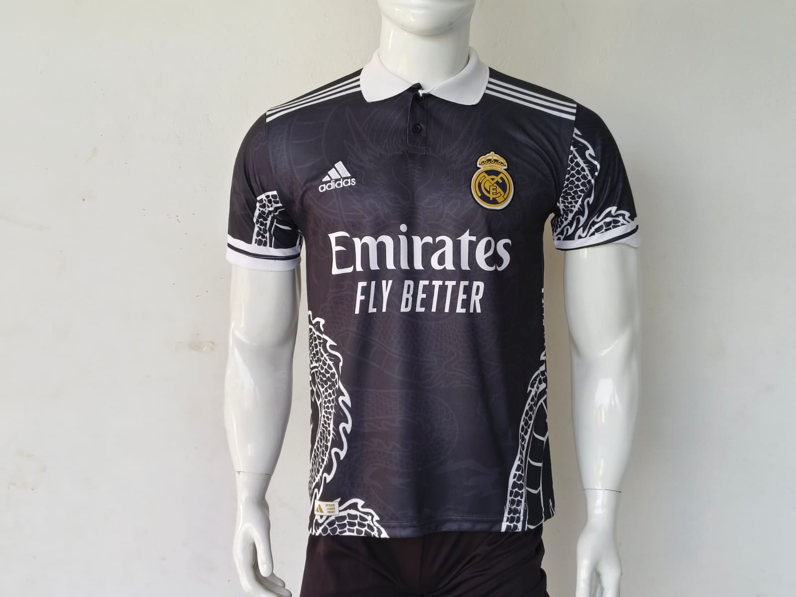 REAL MADRID SPECIAL EDITION DRAGON BLACK JERSEY