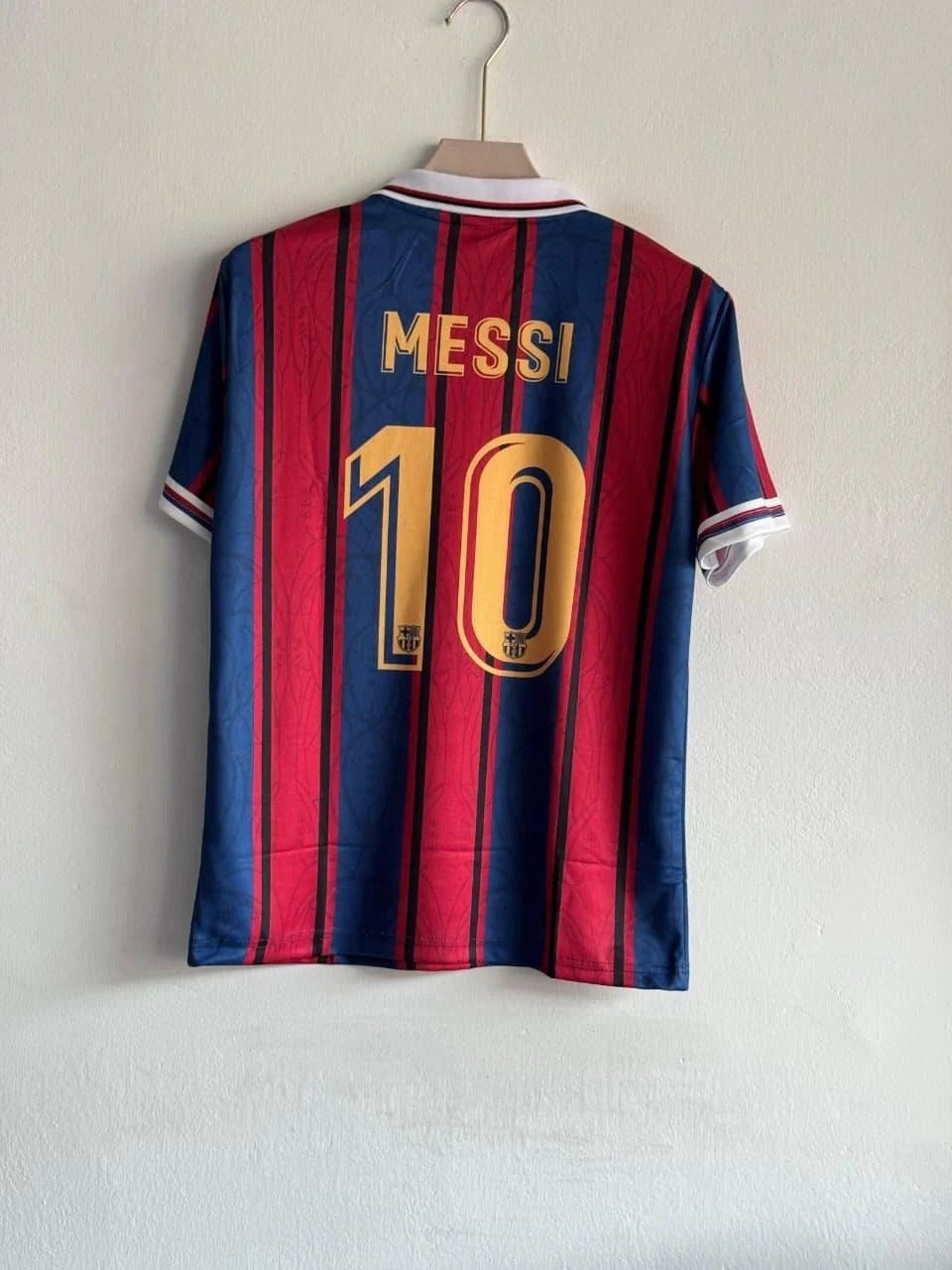 FC BARCELONA 125th ANNIVERSEY RETRO POLO EMBROIDERY JERSEY MESSI