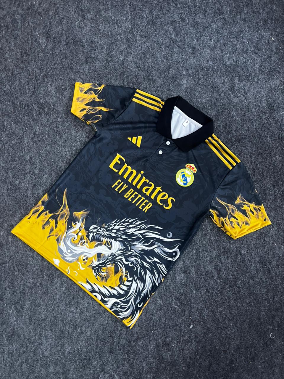 REAL MADRID DRAGON SPECIAL EDITION JERSEY INSPIRED BY 2014 - 2015 YAMAMOTO KIT