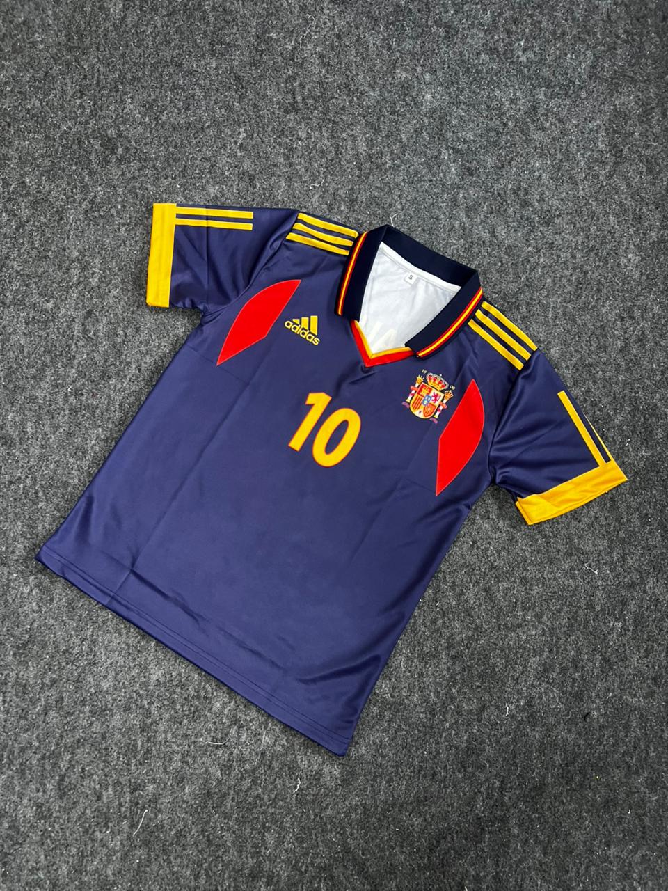 SPAIN 2000 - 2002 AWAY JERSEY COLLAR RAUL