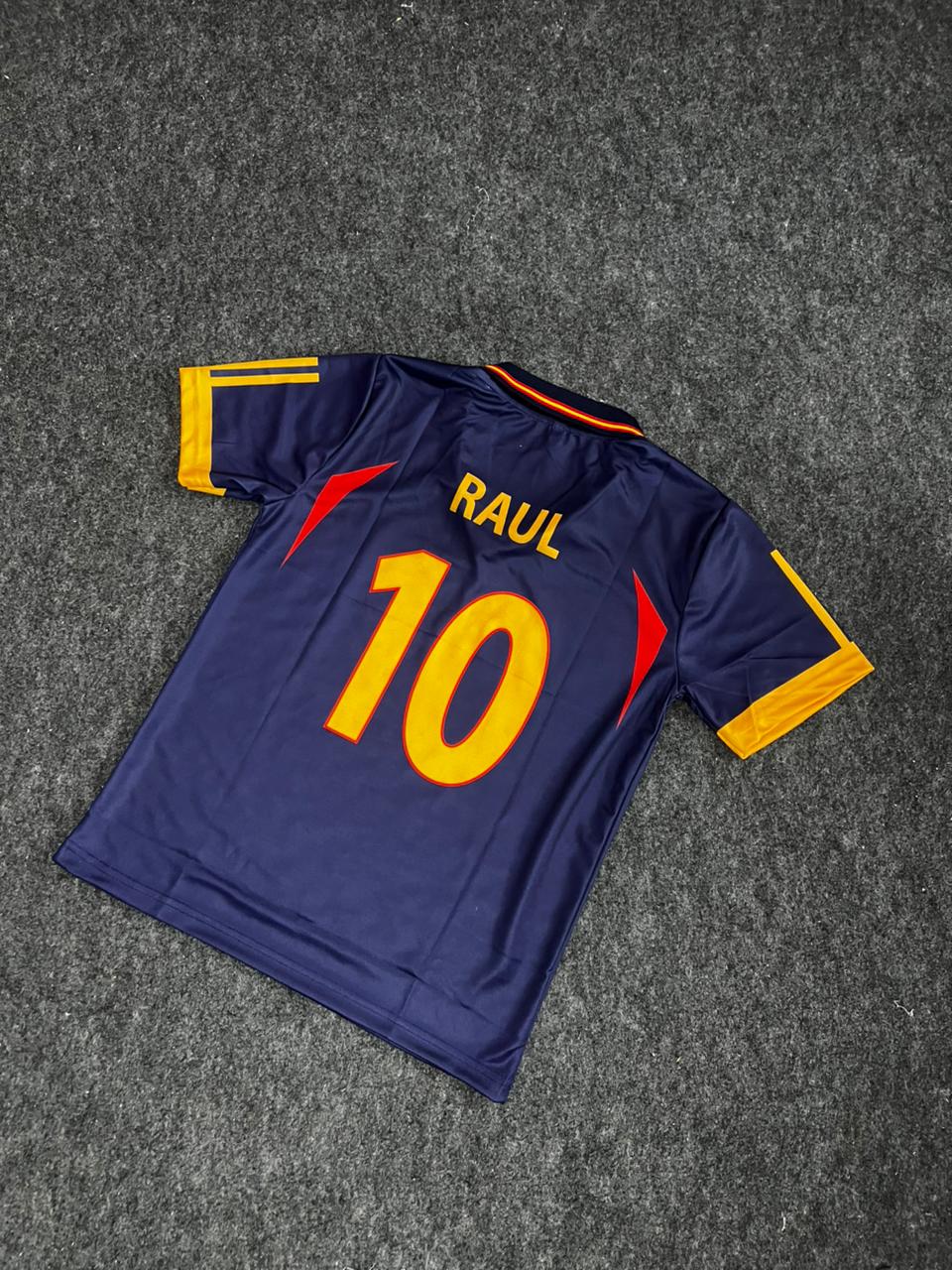 SPAIN 2000 - 2002 AWAY JERSEY COLLAR RAUL