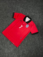 ENGLAND 1999 - 2001 AWAY JERSEY COLLAR BECKHAM