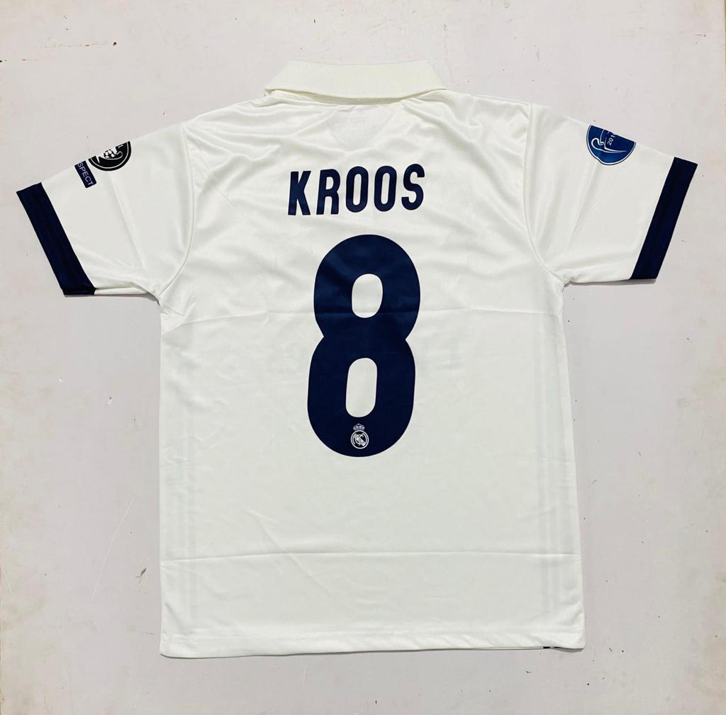 REAL MADRID 2018 - 2019 COLLAR EMBROIDERY HOME JERSEY TONI KROOS